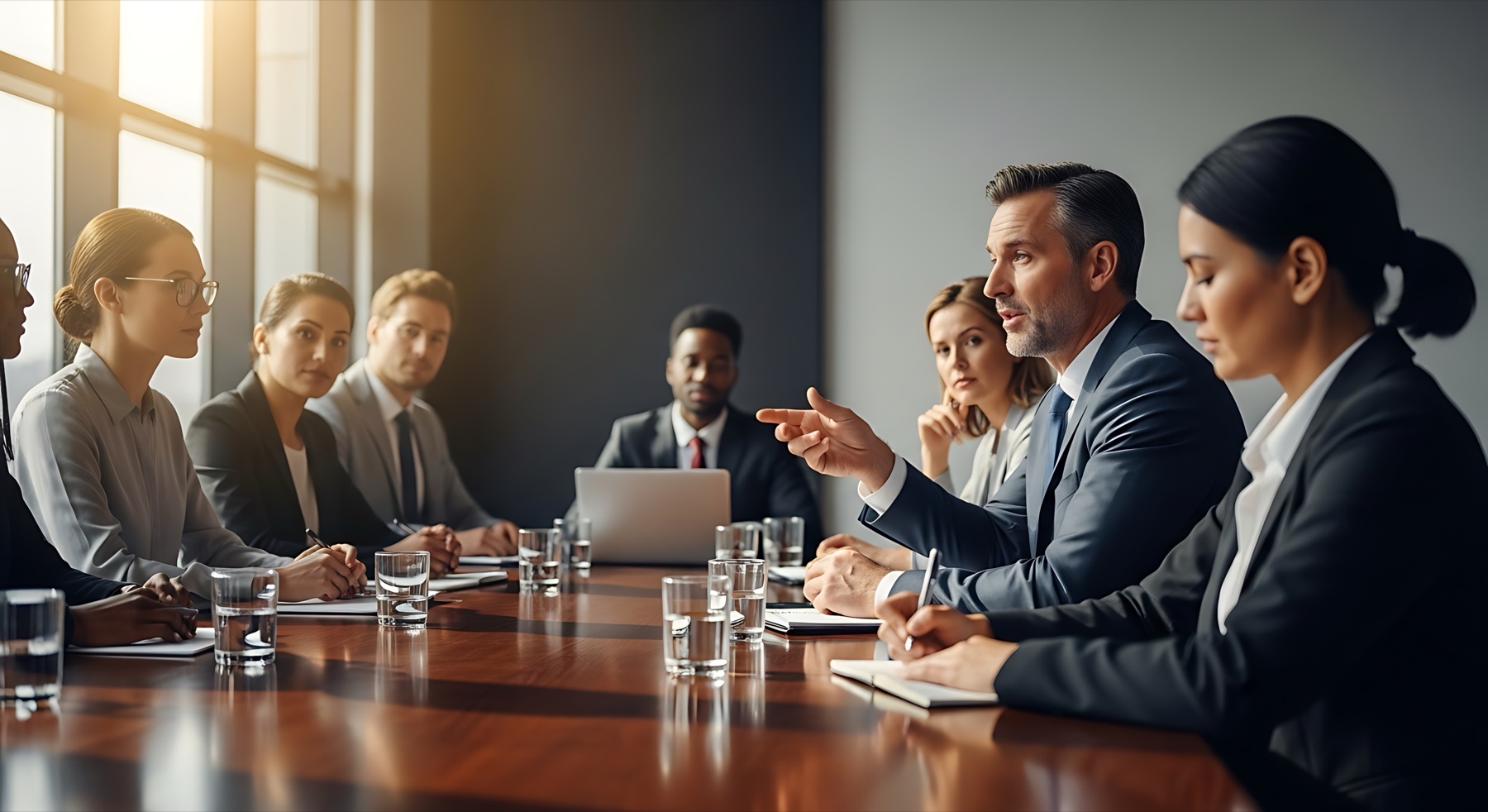 A boardroom meeting — who a business is really built for