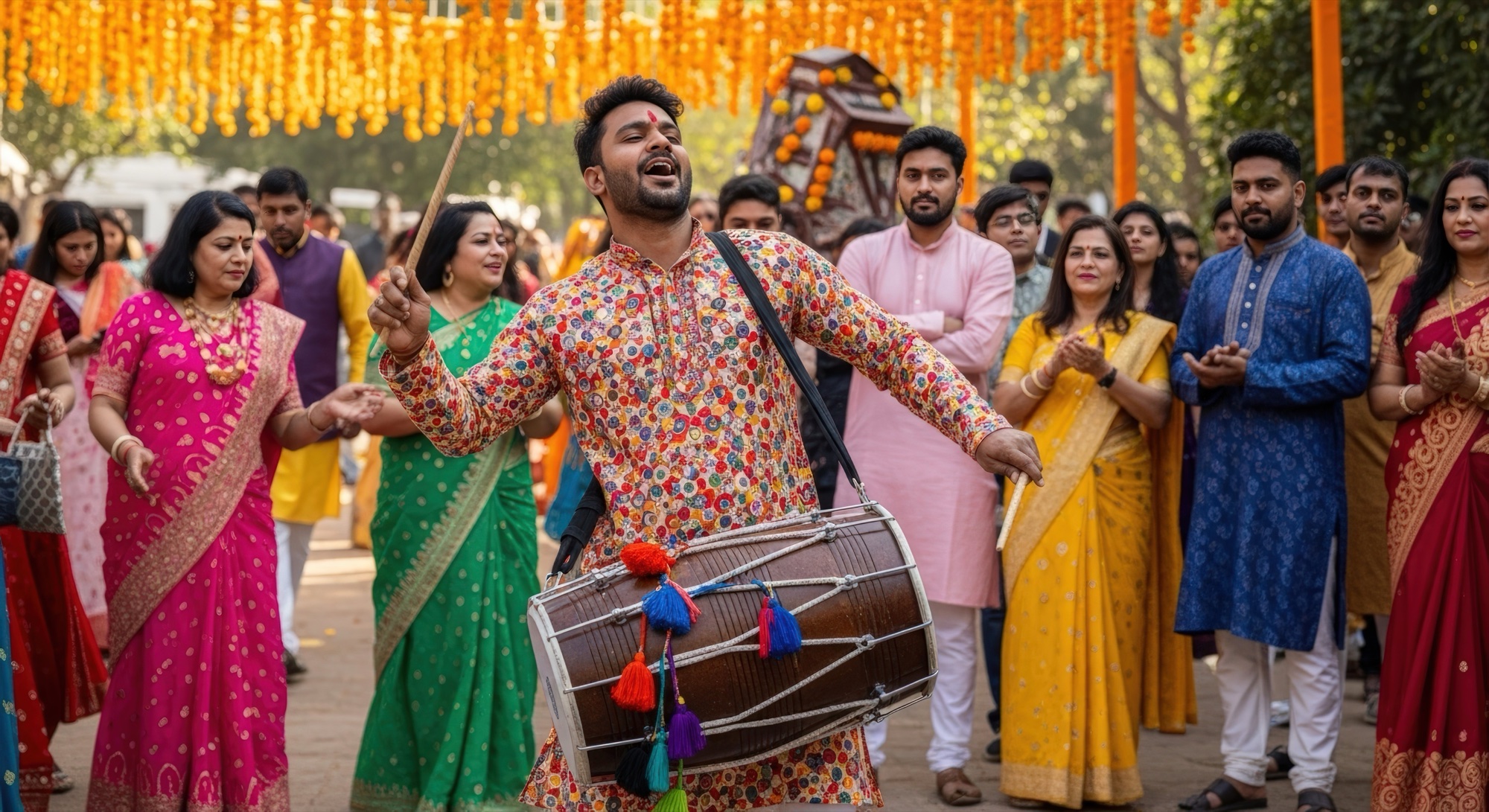 A joyful community procession — the kind of community worth building